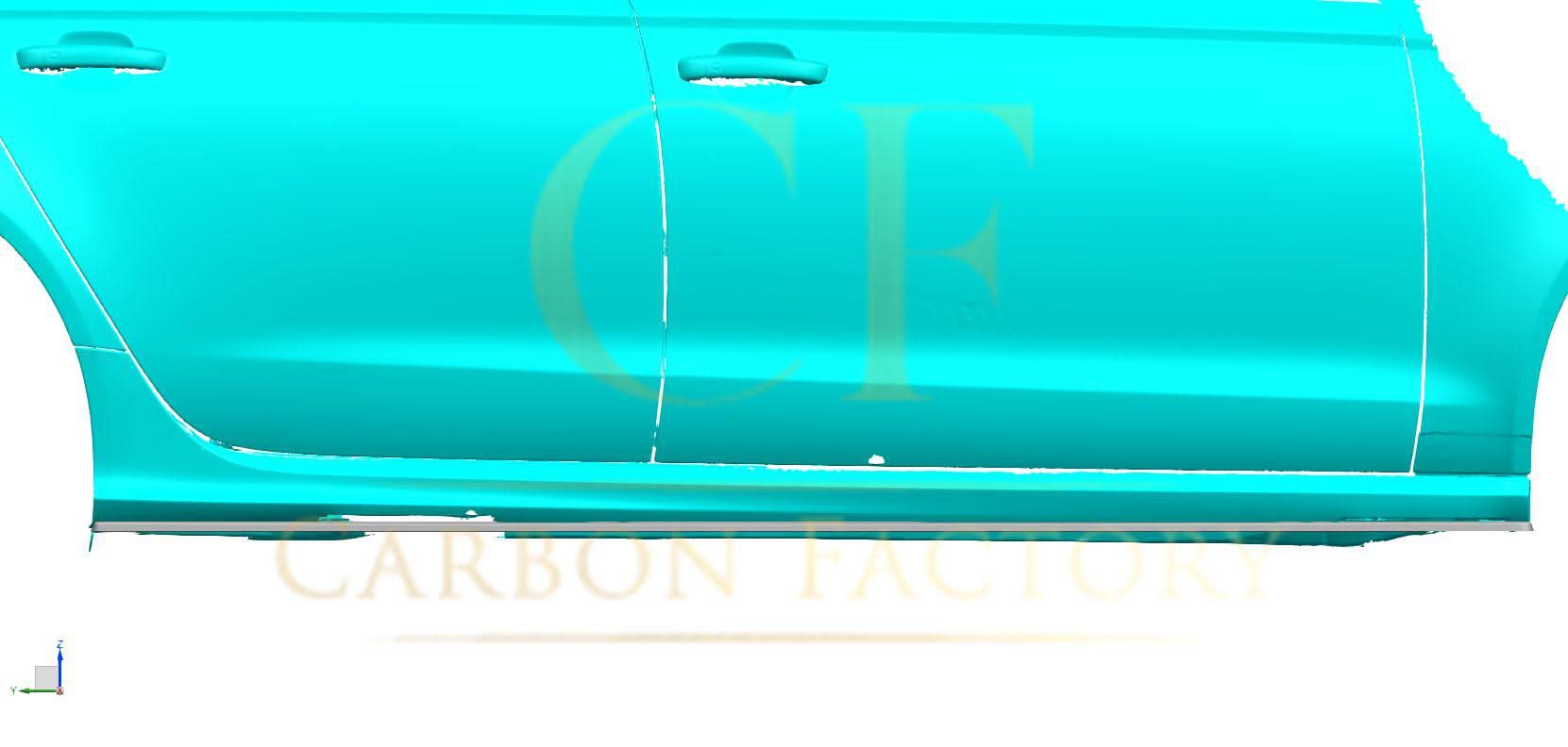 V Style Carbon Fibre Side Skirts for Audi C7 RS6 13-18