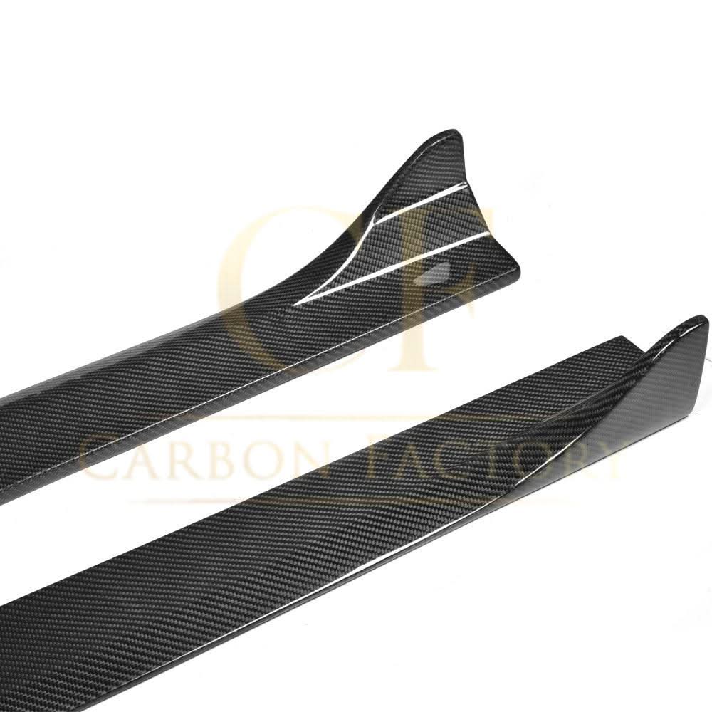 V Style Carbon Fibre Side Skirts for Audi S3 Saloon 13-19
