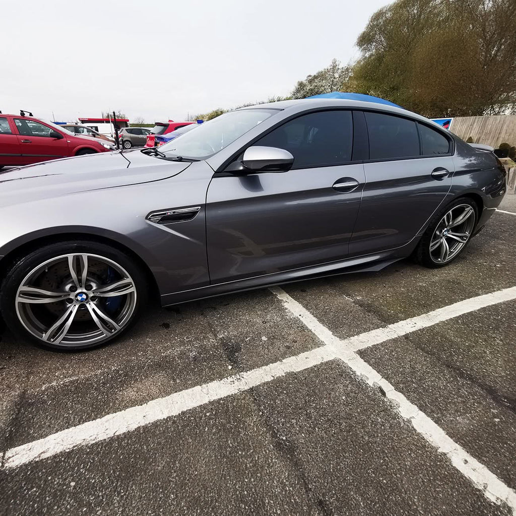 V Style Carbon Fibre Side Skirts for BMW 6 Series F06 inc M6 4 Door 11-18