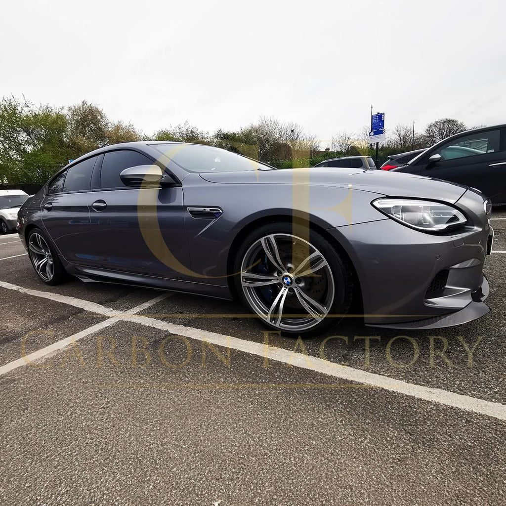 V Style Carbon Fibre Side Skirts for BMW 6 Series F06 inc M6 4 Door 11-18