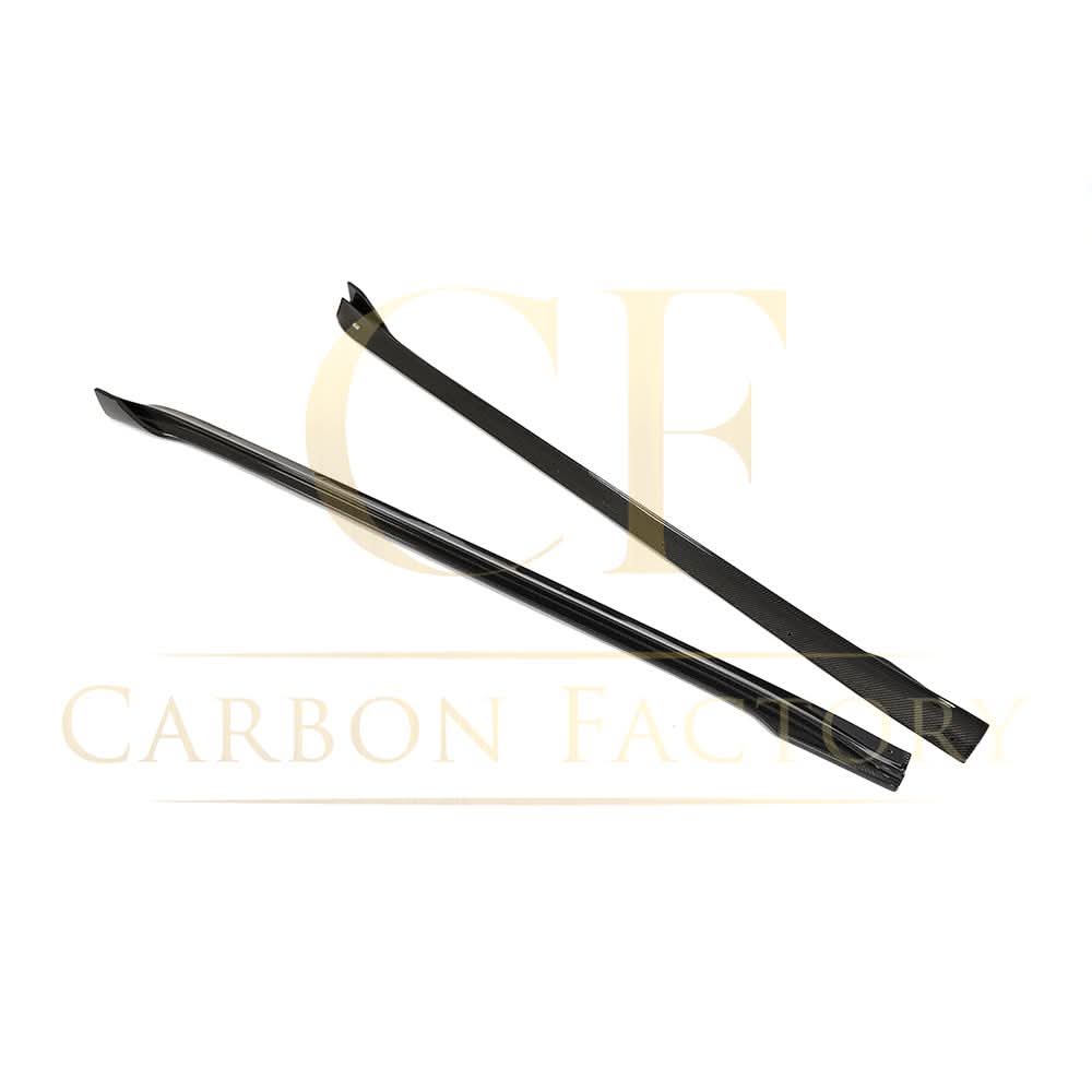 V Style Carbon Fibre Side Skirts for Tesla Model 3 Facelift 18-23