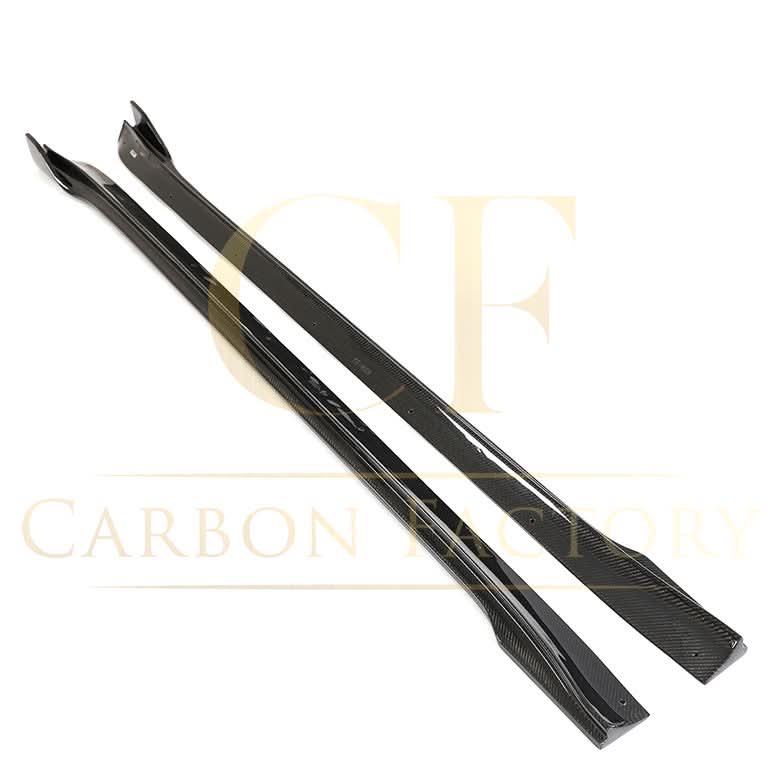 V Style Carbon Fibre Side Skirts for Tesla Model 3 Facelift 18-23