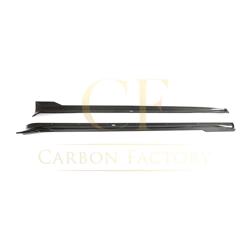 V Style Carbon Fibre Side Skirts for Tesla Model S Facelift 21-Present