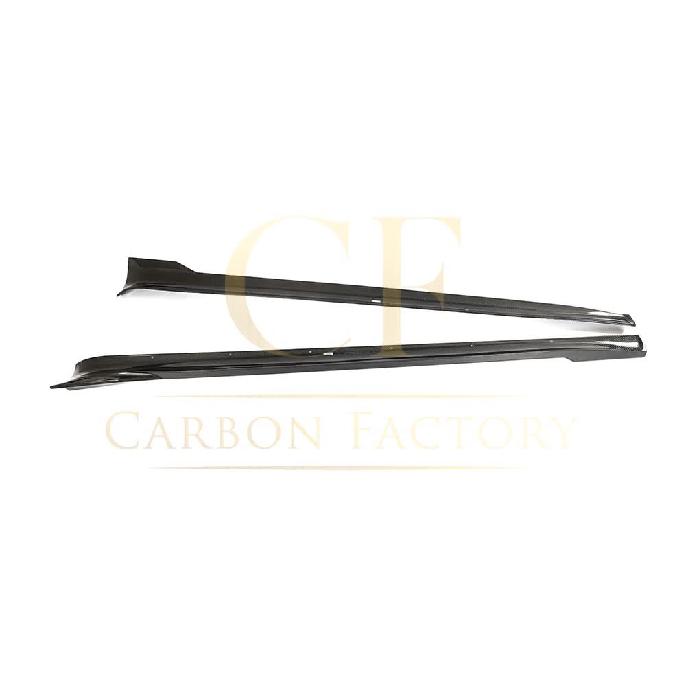 V Style Carbon Fibre Side Skirts for Tesla Model S Facelift 21-Present