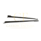 V Style Carbon Fibre Side Skirts for Tesla Model S Facelift 21-Present