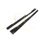 V Style Carbon Fibre Side Skirts for Tesla Model S Facelift 21-Present