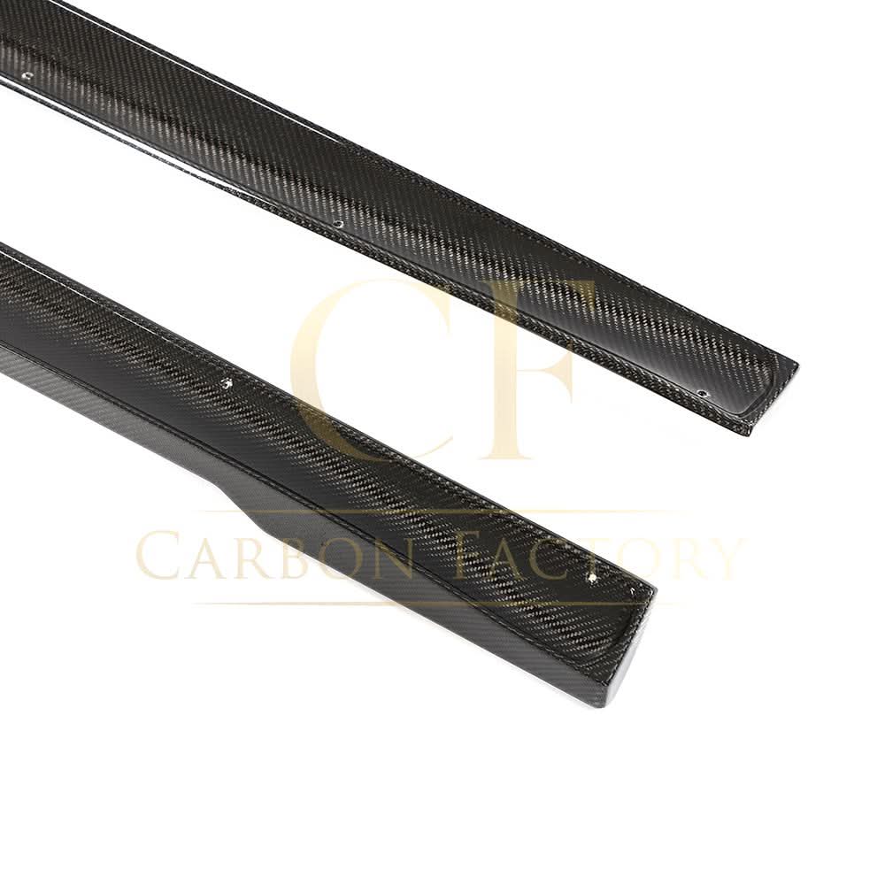 V Style Carbon Fibre Side Skirts for Tesla Model S Facelift 21-Present