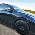 V Style Carbon Fibre Side Skirts for Tesla Model Y 19-23