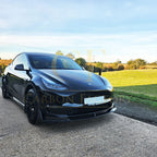 V Style Carbon Fibre Side Skirts for Tesla Model Y 19-23
