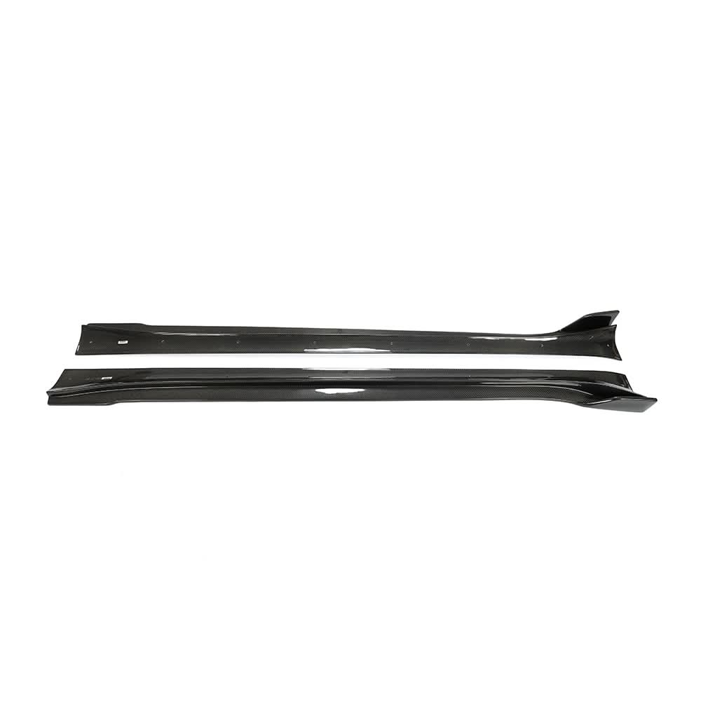 V Style Carbon Fibre Side Skirts for Tesla Model Y 19-23