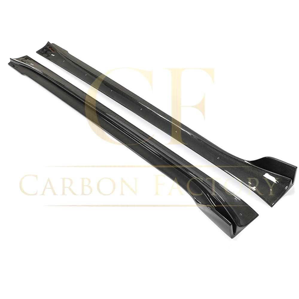 V Style Carbon Fibre Side Skirts for Tesla Model Y 19-23