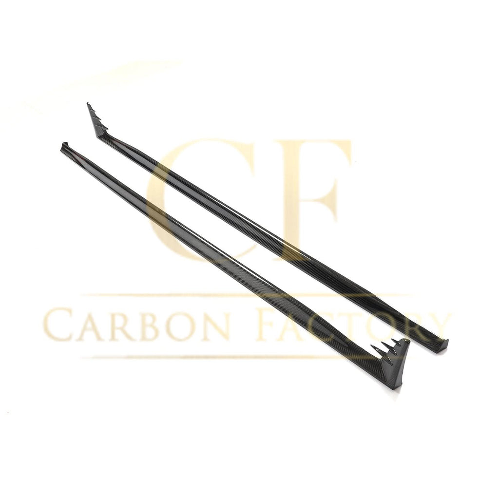 V Style Carbon Fibre Side Skirts for VW Golf MK8 GTI & R Line 21-Present