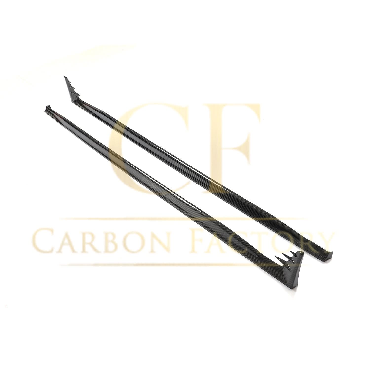 V Style Carbon Fibre Side Skirts for VW Golf MK8 GTI & R Line 21-Present