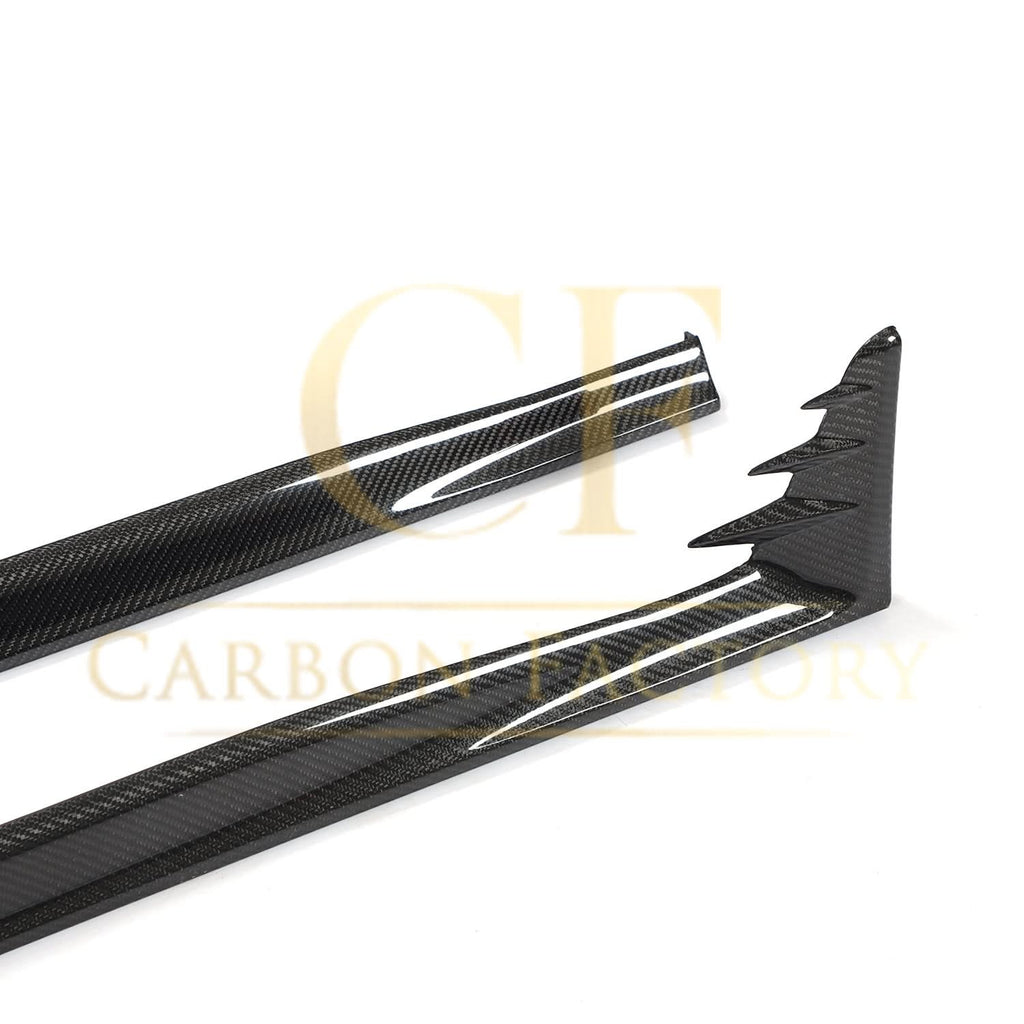 V Style Carbon Fibre Side Skirts for VW Golf MK8 GTI & R Line 21-Present