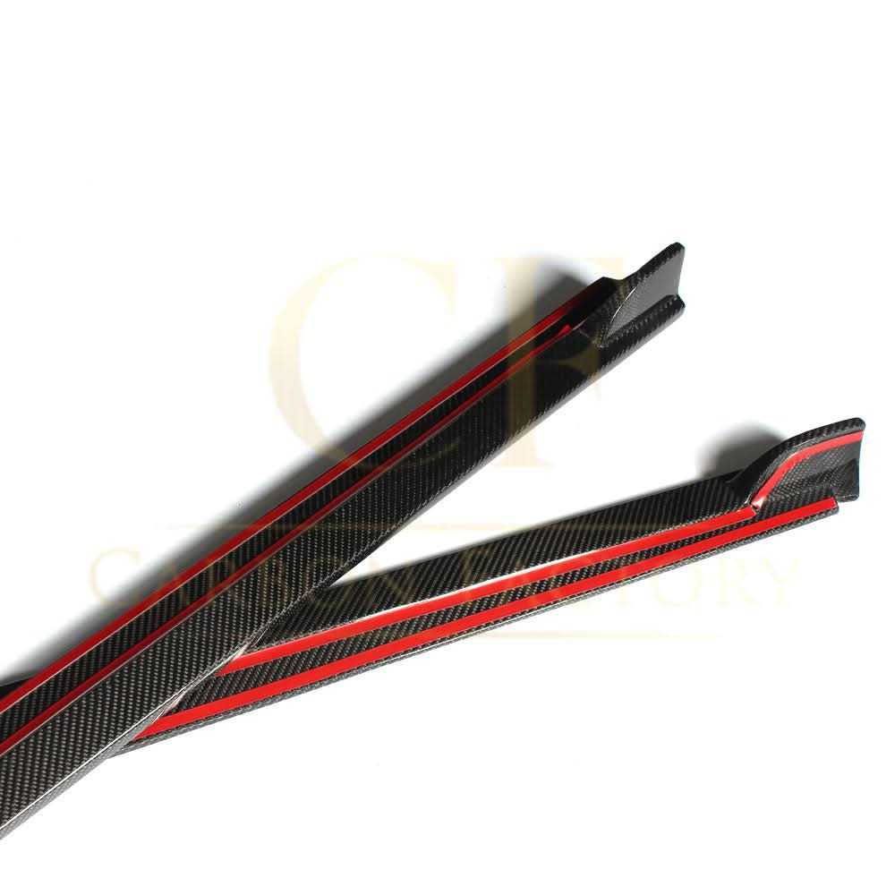 V Style Carbon Fibre Side Skirts for VW Polo MK5 Non GTI 11-16