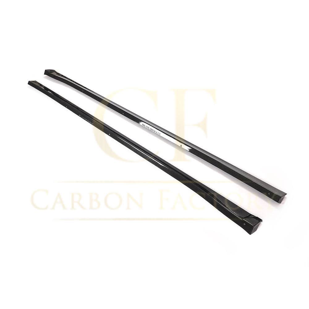 V Style Carbon Fibre Side Skirts for VW T6 Multivan 15-20