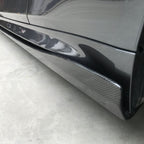 V Style Carbon Fibre Side Skirts Extension for BMW F80 M3 F82 F83 M4 2014-2020