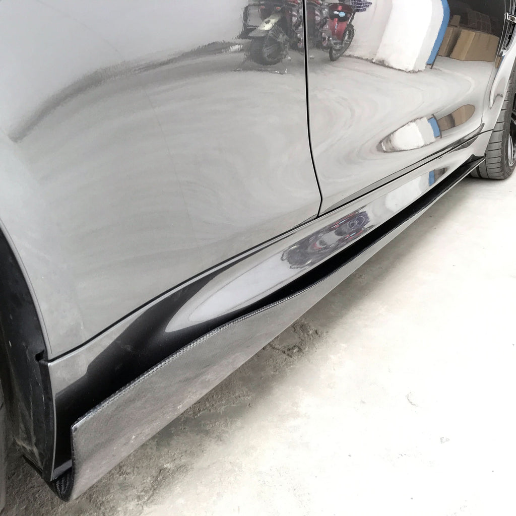 V Style Carbon Fibre Side Skirts Extension for BMW F80 M3 F82 F83 M4 2014-2020