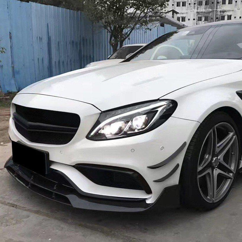 Brabus Style Carbon Fibre Front Splitter for Mercedes W205 C63 15-21