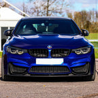MP Style Carbon Fibre Front Splitter 3 Pieces Design for BMW F80 M3 F82 F83 M4 14-20