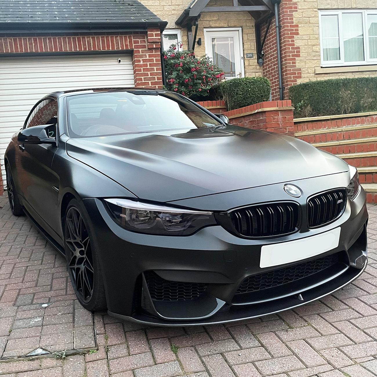 MP Style Carbon Fibre Front Splitter 3 Pieces Design for BMW F80 M3 F82 F83 M4 14-20