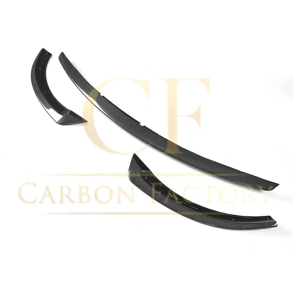 A Style Carbon Fibre Front Splitter for Mercedes W213 E Class 16-20