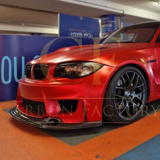 3D Style Carbon Fibre Front Splitter for BMW E82 Coupe 1M 07-13