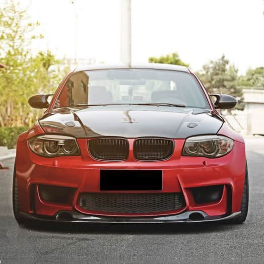 3D Style Carbon Fibre Front Splitter for BMW E82 Coupe 1M 07-13