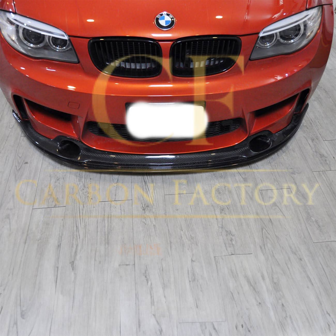 3D Style Carbon Fibre Front Splitter for BMW E82 Coupe 1M 07-13