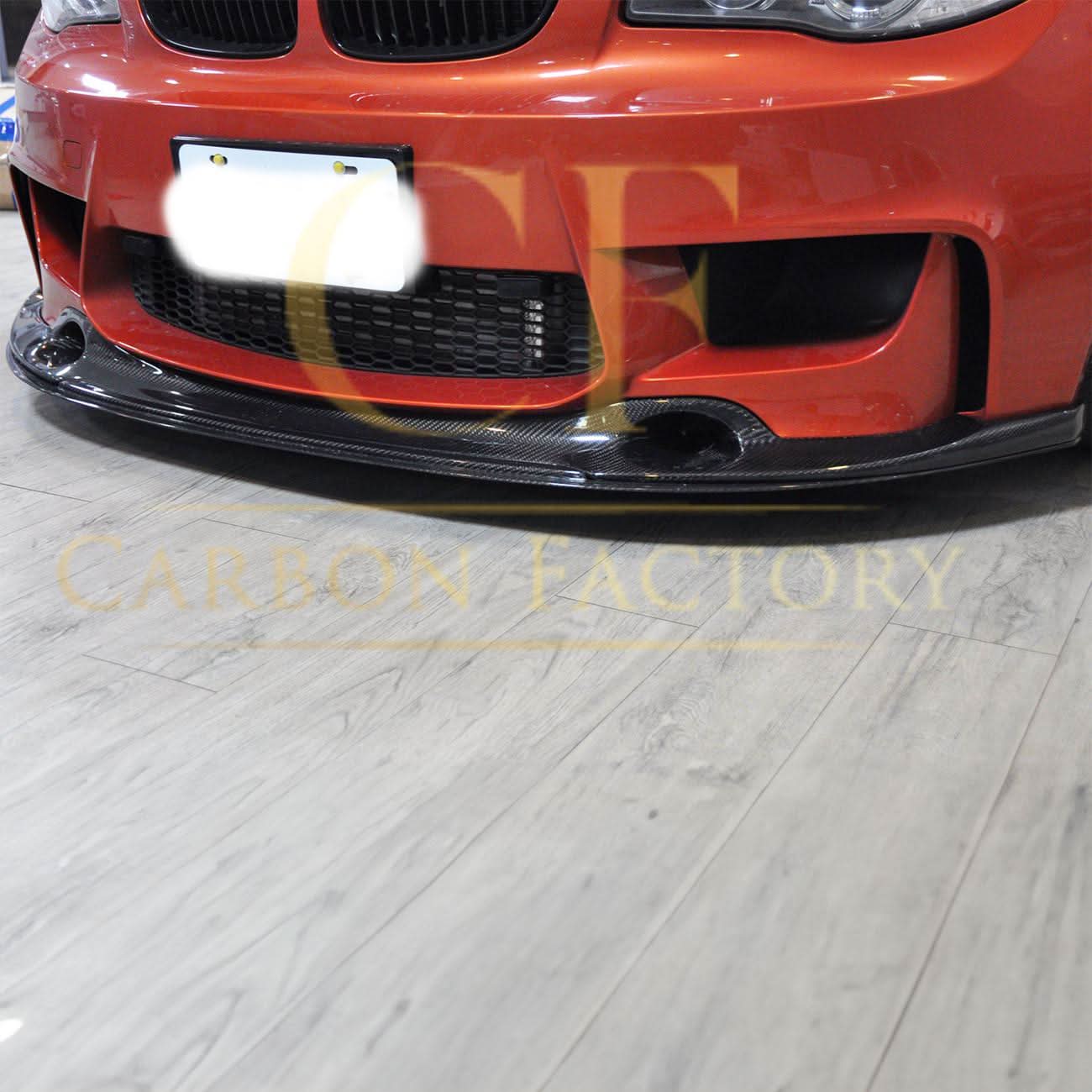 3D Style Carbon Fibre Front Splitter for BMW E82 Coupe 1M 07-13