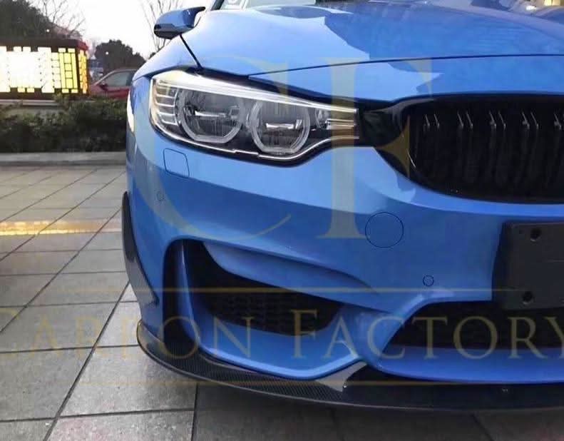 3D Style Carbon Fibre Front Splitter for BMW F80 M3 F82 F83 M4 14-20