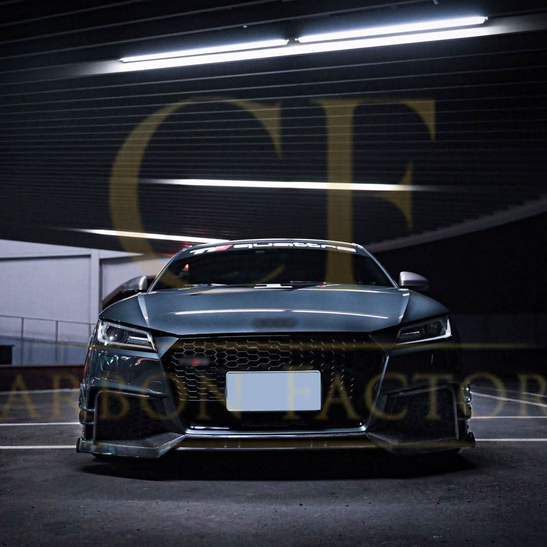 AB Style Carbon Fibre Front Splitter for Audi 8S TTRS MK3 15-18