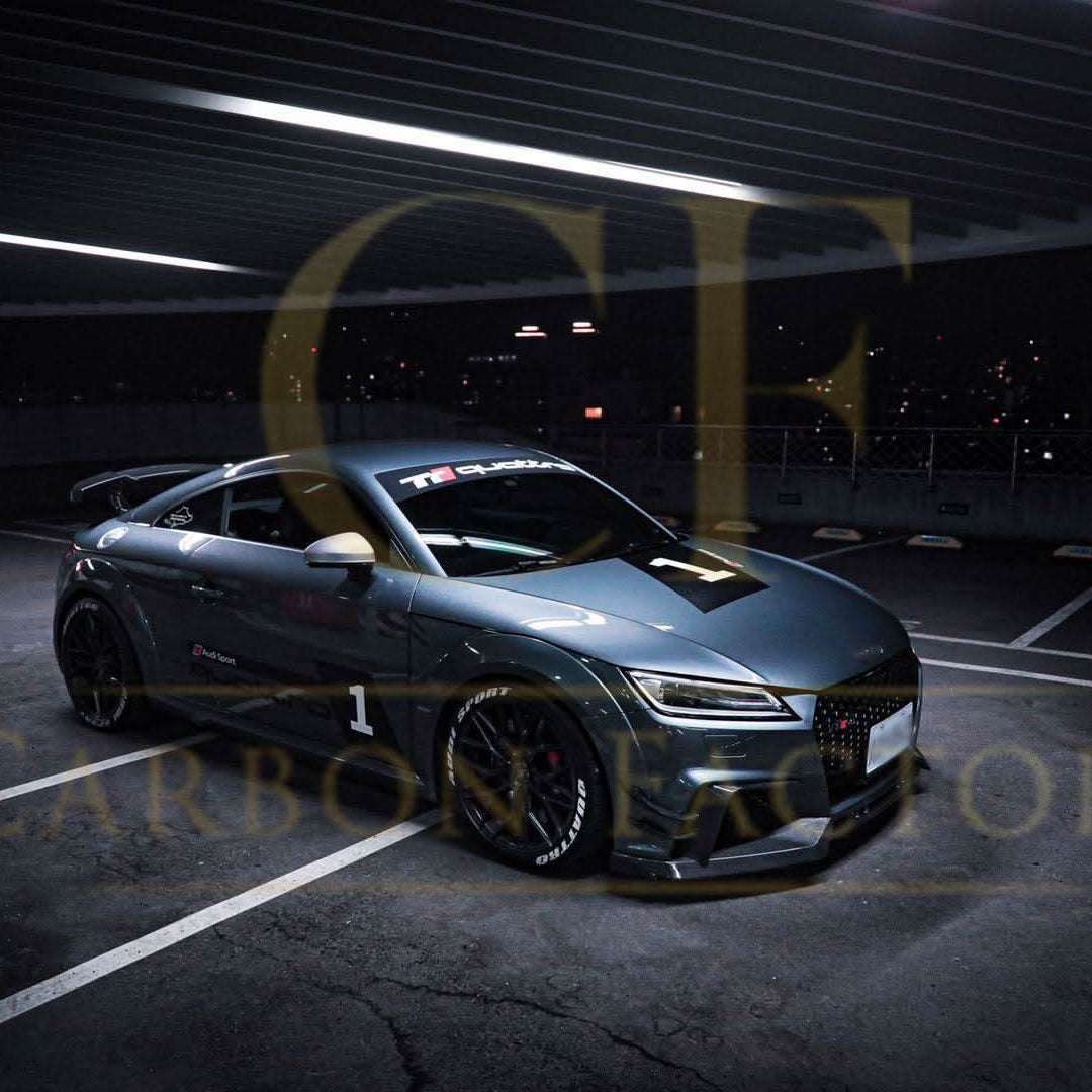 AB Style Carbon Fibre Front Splitter for Audi 8S TTRS MK3 15-18