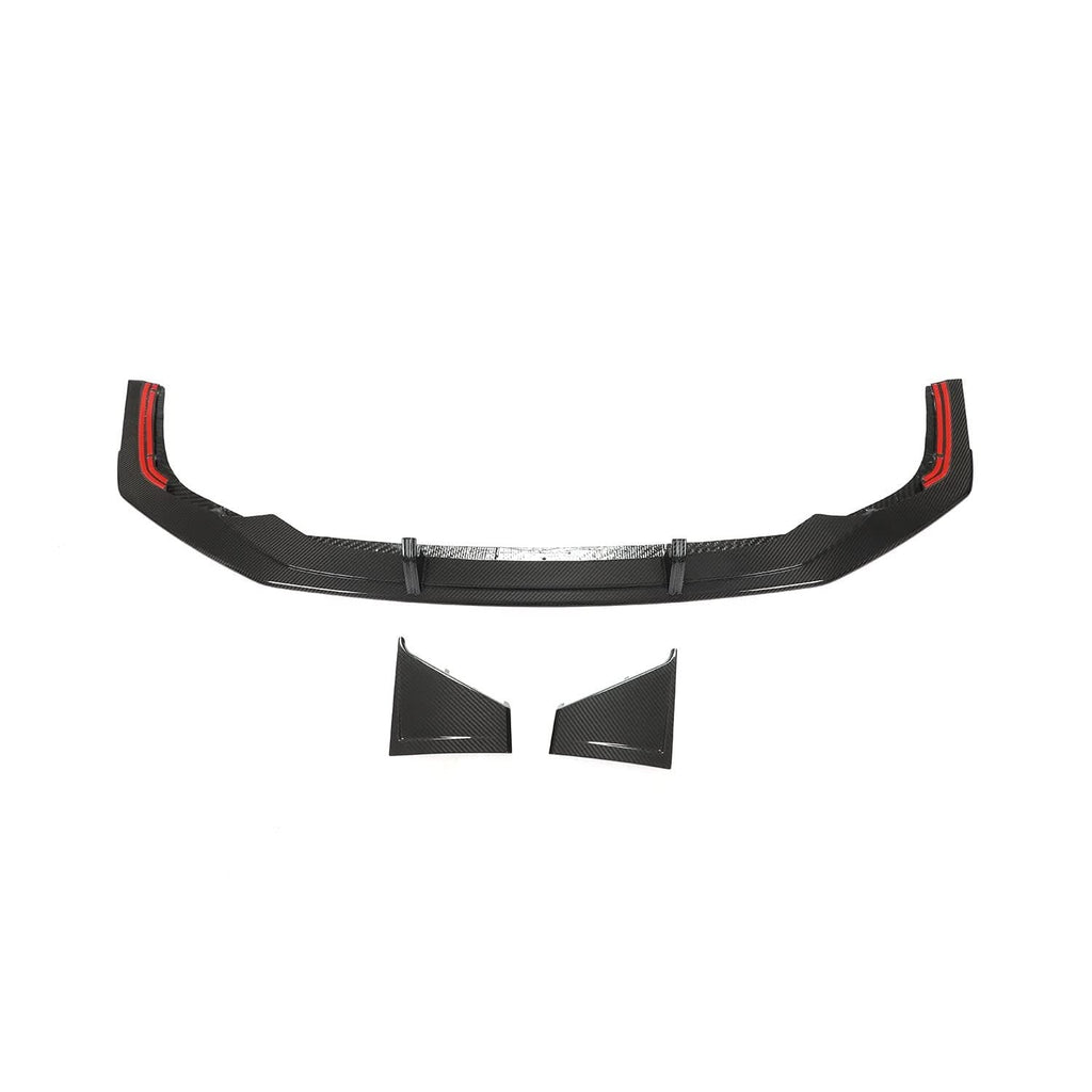 AB Style Pre-Preg Carbon Fibre Front Splitter for Audi 4K RS7 20-22