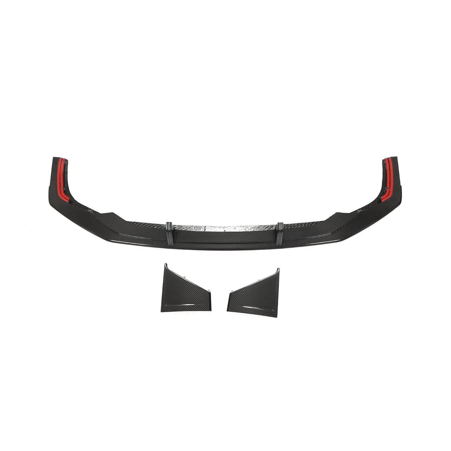 AB Style Pre-Preg Carbon Fibre Front Splitter for Audi 4K RS7 20-22