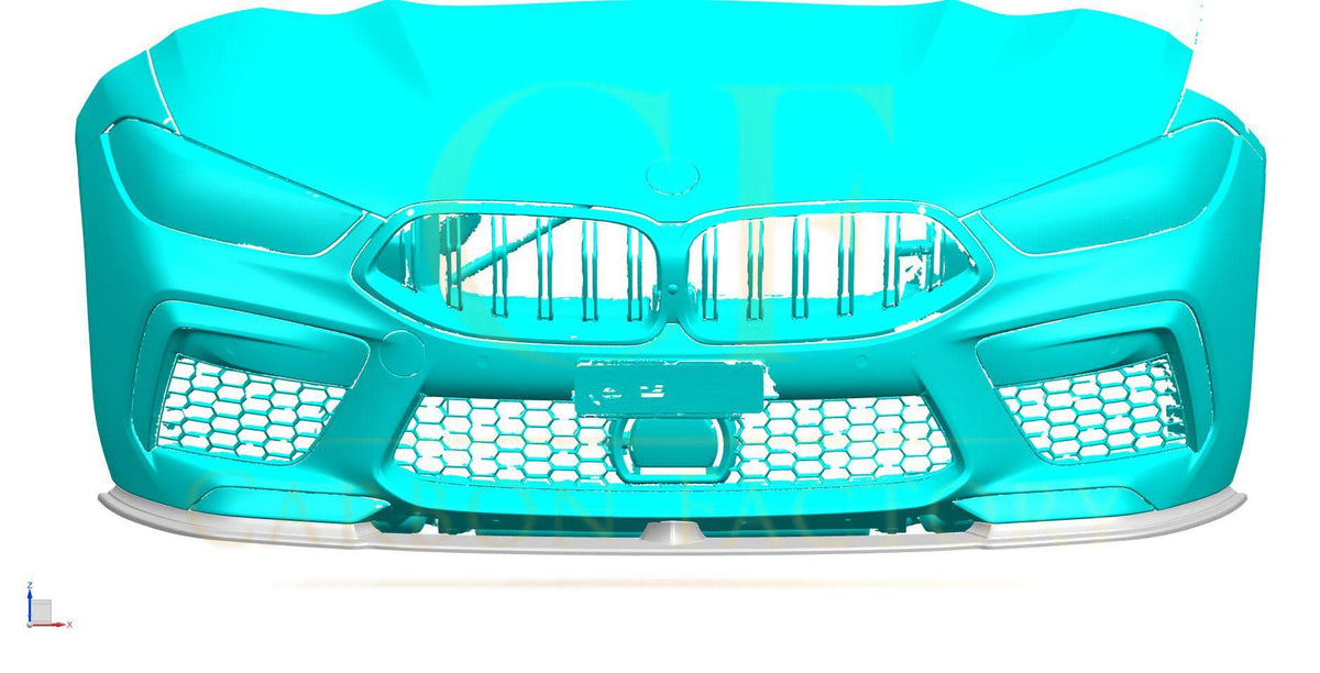 AC Style Pre-preg Carbon Fibre Front Splitter for BMW F91 F92 F93 M8 18-Present
