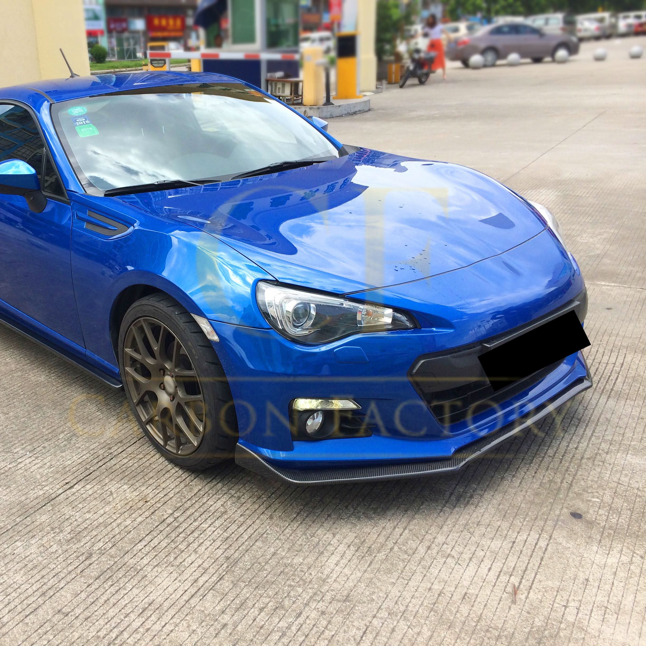 AC Style Carbon Fibre Front Splitter for Toyota GT86 13-16
