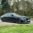 A Style Carbon Fibre Front Splitter for Mercedes W213 E Class Facelift Saloon 21-23