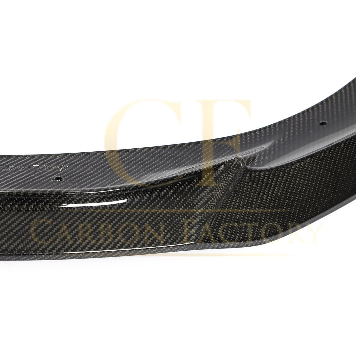 A Style Carbon Fibre Front Splitter for Mercedes W213 E Class Facelift Saloon 21-23