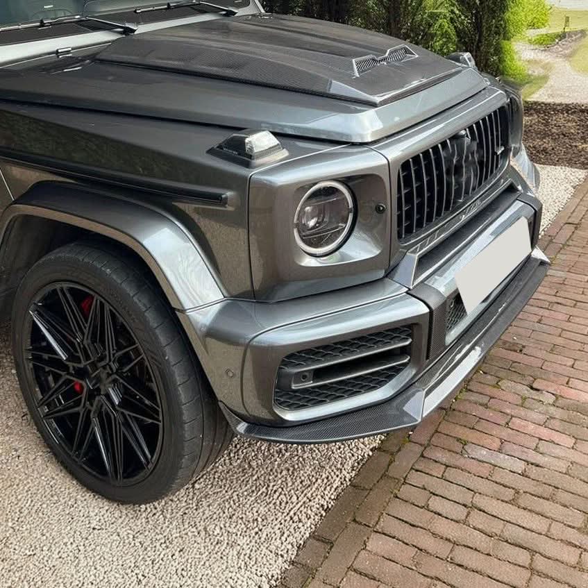 A Style Carbon Fibre Front Splitter for Mercedes W464 G Class G Wagon 19-Present