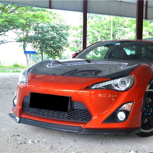 BM Style Carbon Fibre Front Splitter for Toyota GT86 13-16