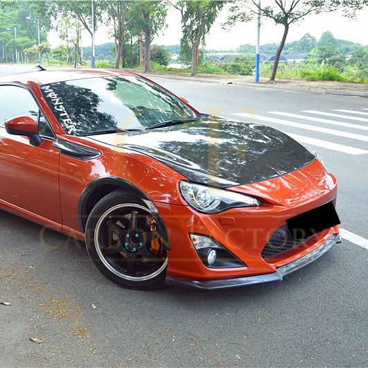 BM Style Carbon Fibre Front Splitter for Toyota GT86 13-16