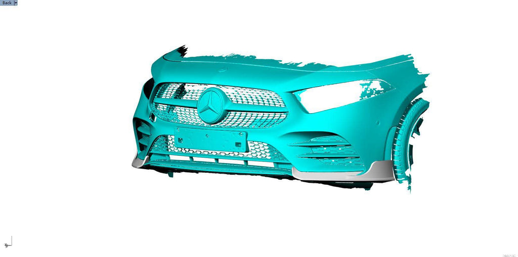 Brabus Style Carbon Fibre Front Bumper Covers for Mercedes Benz W177 A Class 18-23