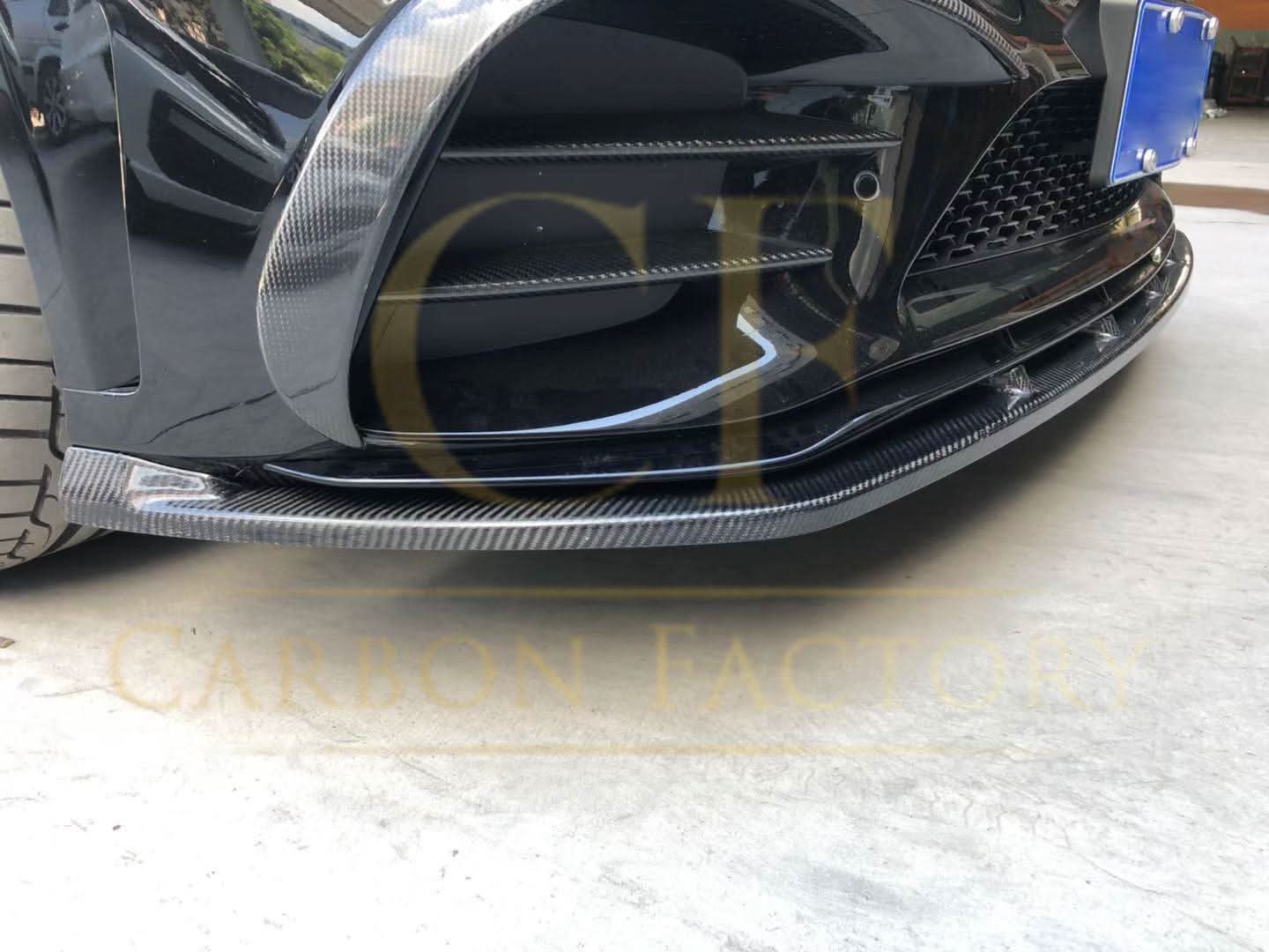 C43 Carbon Fibre Front Splitter for Mercedes Benz W205 C Class 20-21