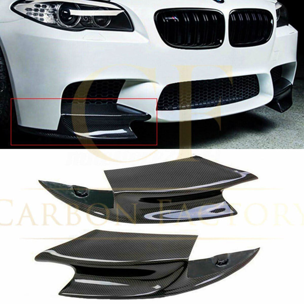 Carbon Fibre Front Splitter Covers for BMW F10 M5 10-17