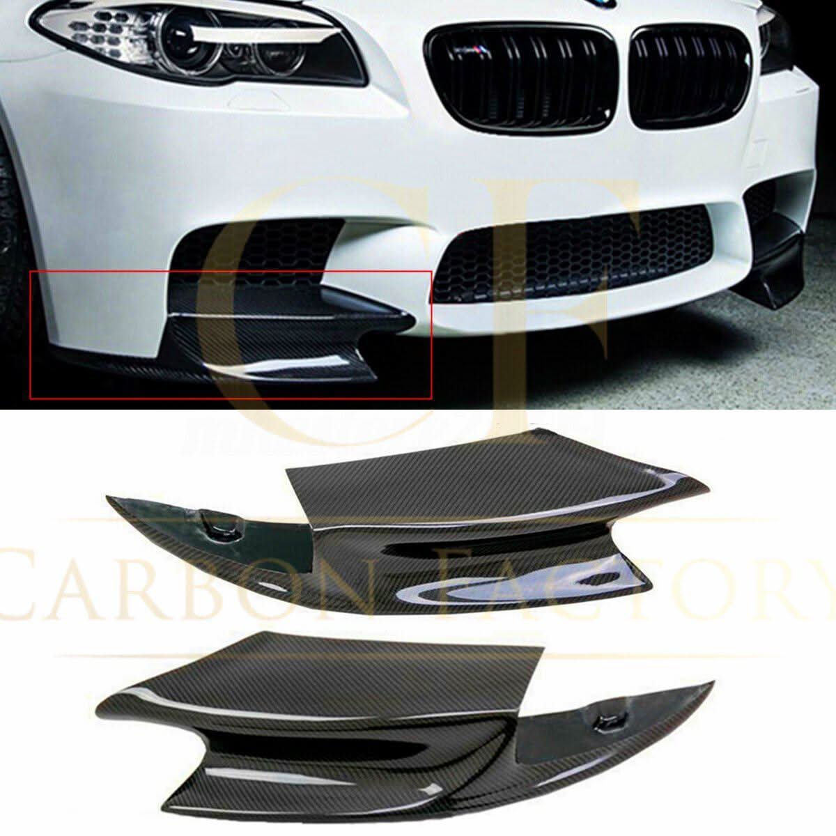 Carbon Fibre Front Splitter Covers for BMW F10 M5 10-17