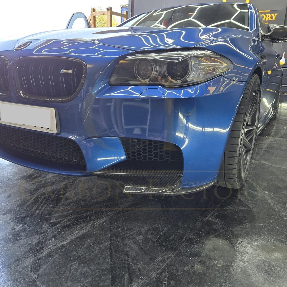 Carbon Fibre Front Splitter Covers for BMW F10 M5 10-17