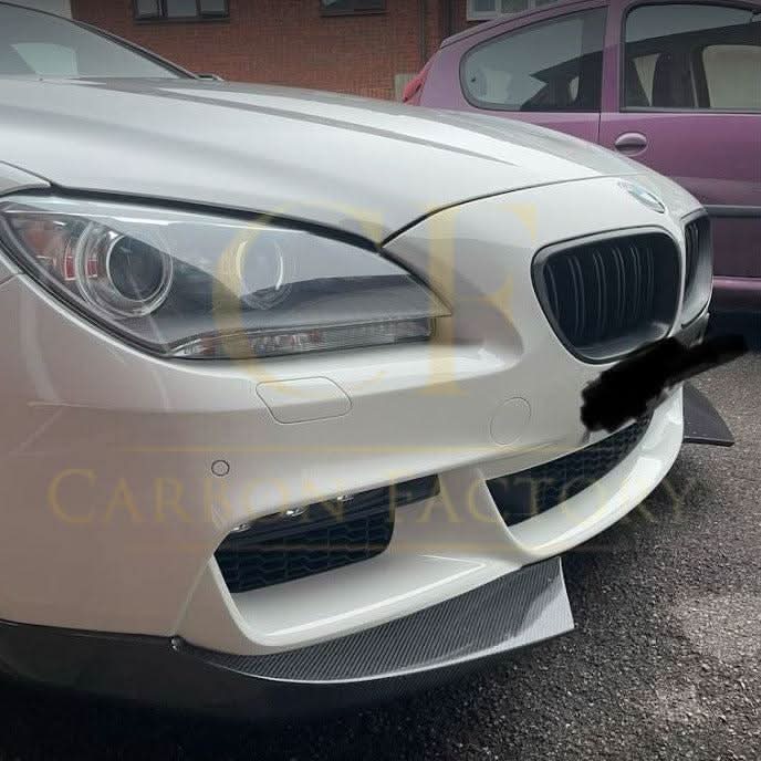 Carbon Fibre Front Splitter for BMW F06 F12 F13 6 Series Front Bumper Covers 11-18