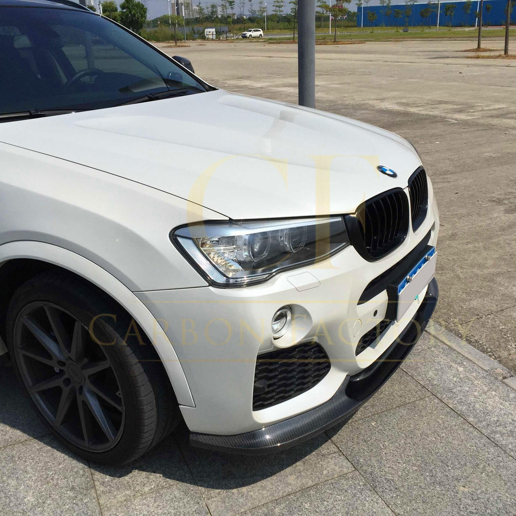 Carbon Fibre Front Splitter for BMW F25 X3 F26 X4 M Sport 15-18