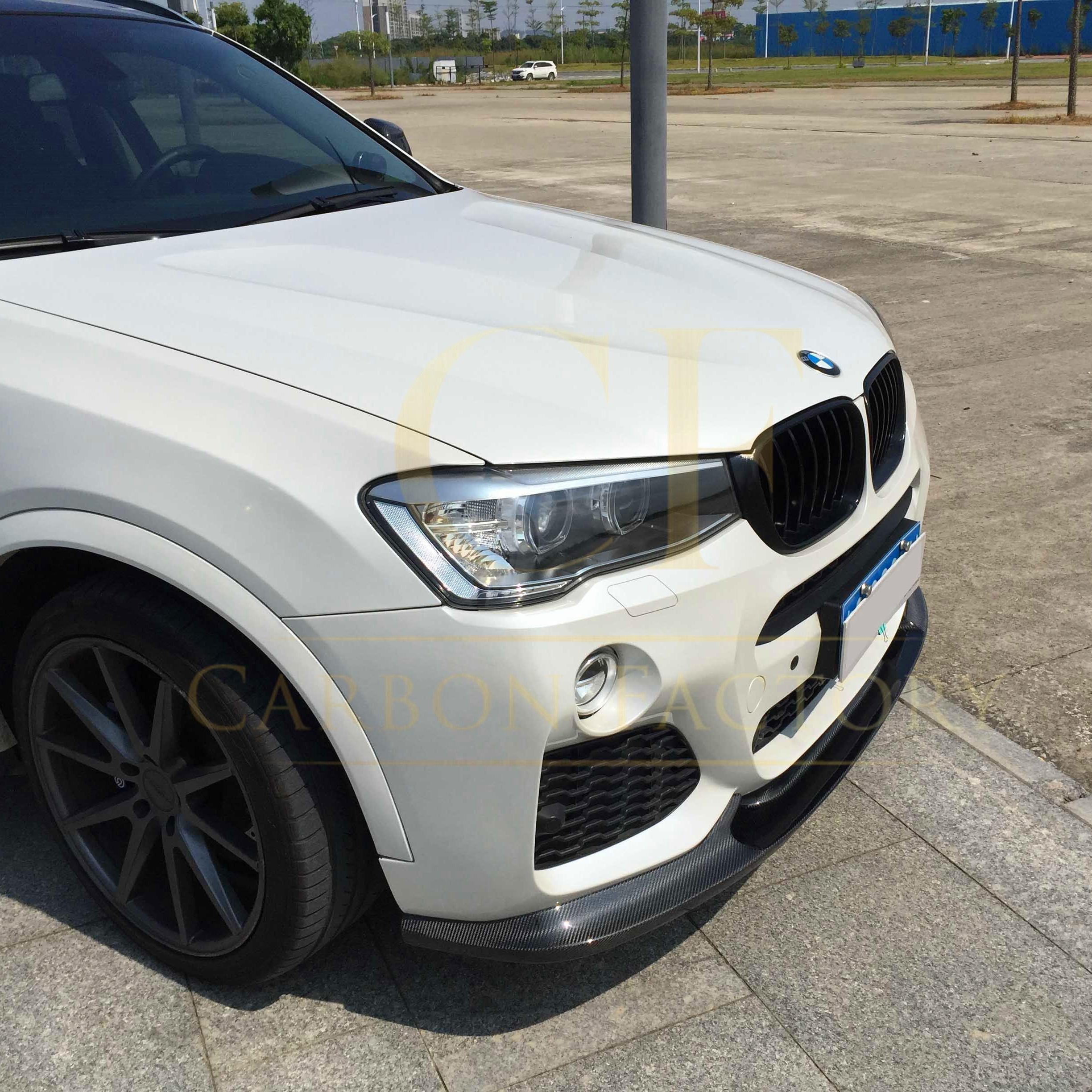 Carbon Fibre Front Splitter for BMW F25 X3 F26 X4 M Sport 15-18
